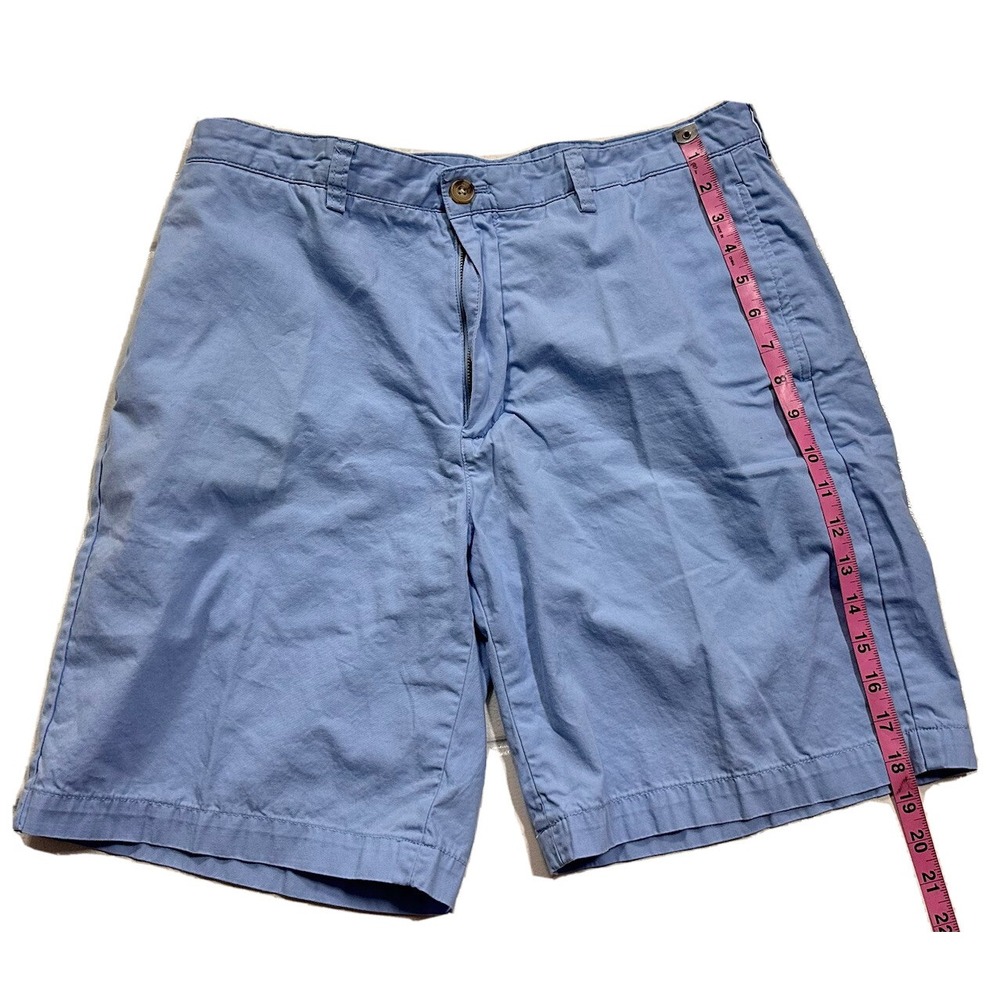 Vineyard Vines Shorts Men's 34 Pale Blue Shep & Ian  Flat Front Club Chino Short - Picture 8 of 13